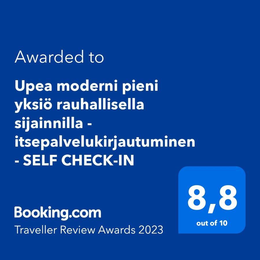 Upea Moderni Pieni Yksioe Rauhallisella Sijainnilla - Itsepalvelukirjautuminen - Self Check-In Vaasa Buitenkant foto